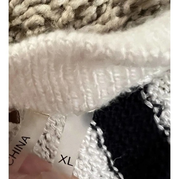 Soft Surroundings Womens Sweater Sz XL Knit Striped Venice Sweater Rayon Dolman - Picture 6 of 8